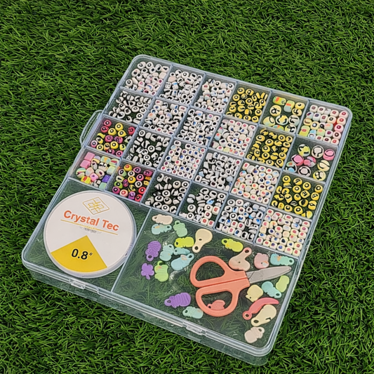 Creative DIY Bracelet & Jewellery Making Kit for Girls β Premium Crystal Beads Set