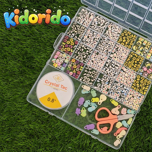 Creative DIY Bracelet & Jewellery Making Kit for Girls – Premium Crystal Beads Set