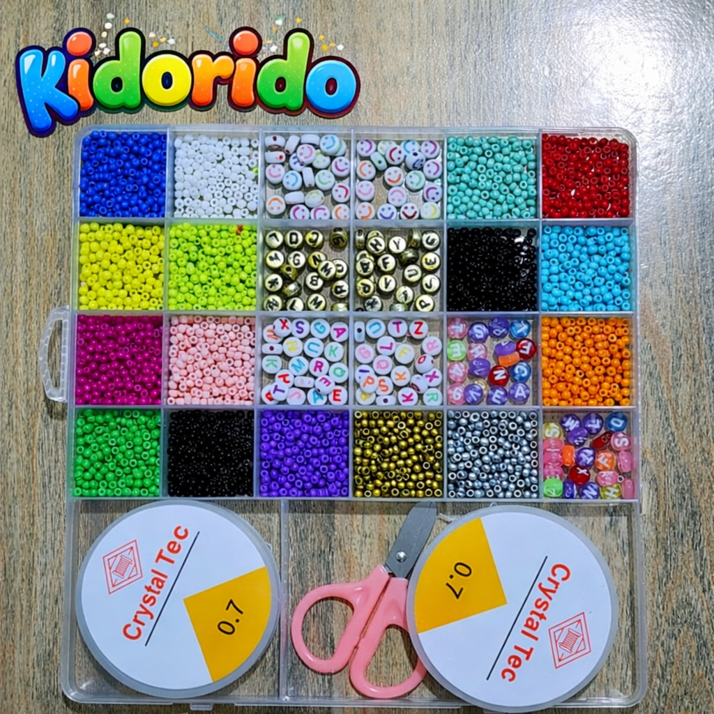 Multi-Color DIY Bracelet & Necklace Making Beads Set